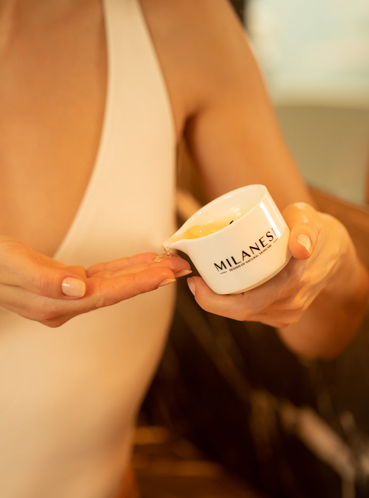 Candle Oil Milanesi Skincare texture