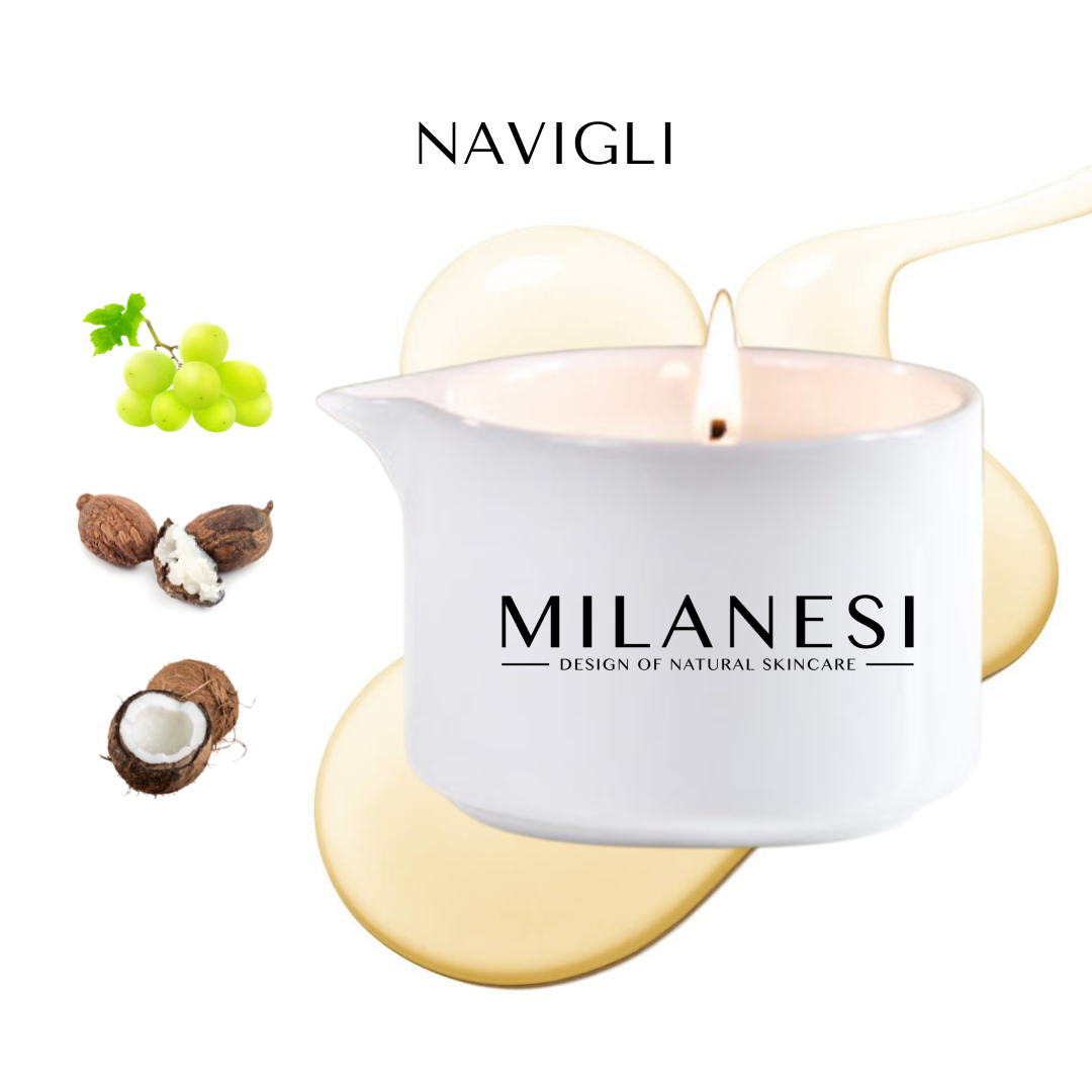 Navigli relaxing candle oil milanesi skincare 